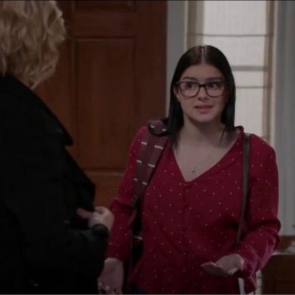 Rails Beaux Offset Dot Button Front Ruffle NWT - Picture 7 of 7